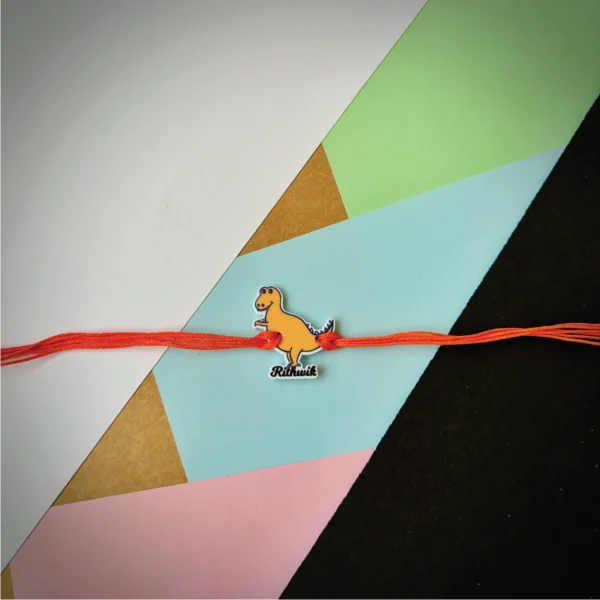 88-1-no-gift-dinoserrakhi-1.webp Dinoser Rakhi - Personalised Rakhi for Brother by Bubbly Decors