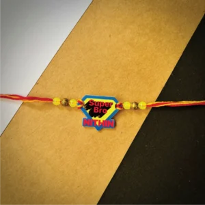 9-1-no-gift-super-brorakhi-1.webp Super Bro Rakhi - Personalised Rakhi for Brother by Bubbly Decors